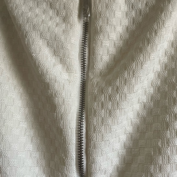 Ralph Lauren Cream colored cap sleeve dress size 14 - Picture 5 of 5